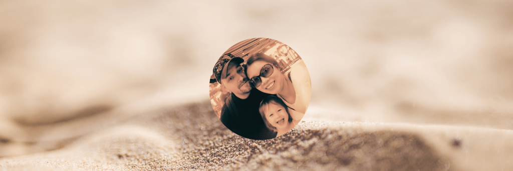 A Chinese-German family of three, representing the personal and cross-cultural family life behind A Chinese Way of Seeing.